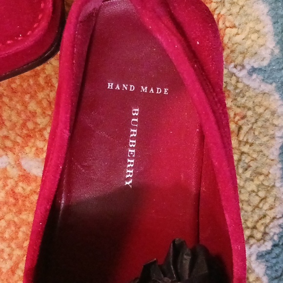 Burberry Red Suede loafers - Picture 4 of 7